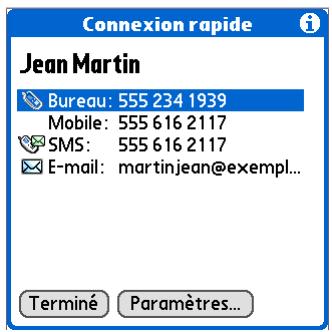 PALM ZIRE 72 - Utilisation de la connexion rapide - 3