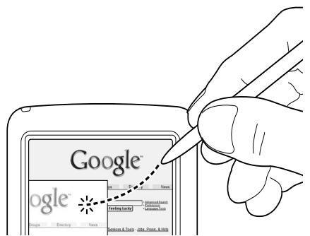 PALM ZIRE 72 - Modification de l'affichage d'une page - 3