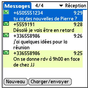 PALM ZIRE 72 - Affichage d'un message texte - 2