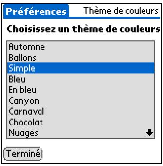 PALM ZIRE 72 - Modification des couleurs de l'écran - 1