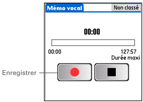 PALM ZIRE 72 - Réception d'un mémo vocal plus long via la commande de pause - 2