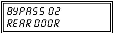 ADT SAFEWATCH PRO - TYPICAL MOMENTARY DISPLAYS OF BYPASSED ZONE(S) - 2