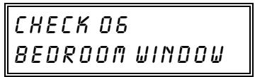 ADT SECURITY MANAGER 3000EN - TYPICAL "CHECK" DISPLAYS - 2