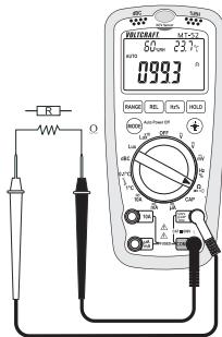 VOLTCRAFT MULTI-DMM MT-52 - d) Resistance Measuring - 2