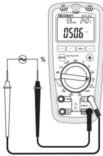 VOLTCRAFT MULTI-DMM MT-52 - j) Pulsbreedtemeting - 1