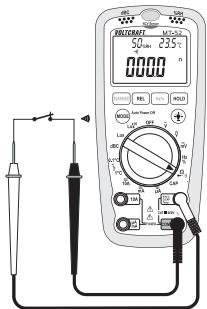 VOLTCRAFT MULTI-DMM MT-52 - f) Doorgangstest - 2