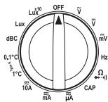 VOLTCRAFT MULTI-DMM MT-52 - Bouton rotatif (4) - 1
