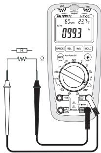 VOLTCRAFT MULTI-DMM MT-52 - d) Widerstandsmessung - 2