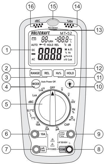 VOLTCRAFT MULTI-DMM MT-52 - 1