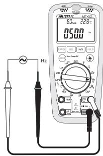 VOLTCRAFT MULTI-DMM MT-52 - i) Frequency Measuring - 2