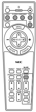 NEC HT1000 - Selecting the computer or video source - 1