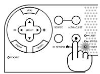 NEC HT1100 - To turn off the projector: - 1