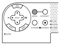 NEC HT1100 - Selecting the computer or video source - 2