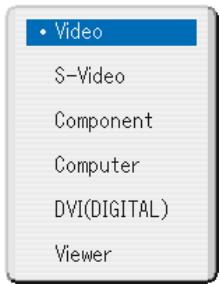 NEC HT1100 - Selecting the computer or video source - 3