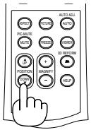 NEC HT1100 - Using Image Position - 1