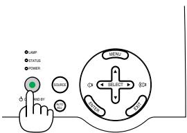 NEC HT410 - To turn off the projector: - 1