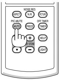 NEC HT410 - Turning Off the Image and Sound - 1