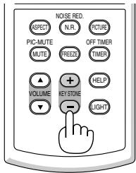 NEC HT410 - Correcting the Vertical Keystone Distortion - 2