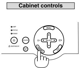 NEC HT510 - Note on Startup screen (Menu Language Select screen) - 4