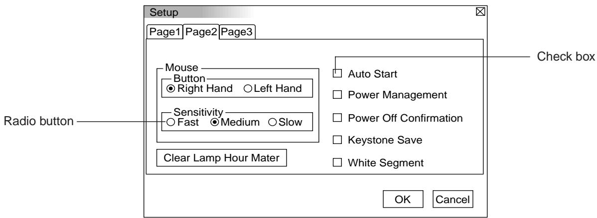NEC LT140 - Menu Elements: - 2