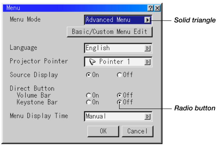 NEC LT154 - Menu Elements - 4