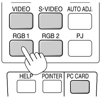 NEC LT154 - Selecting the computer or video source: - 2