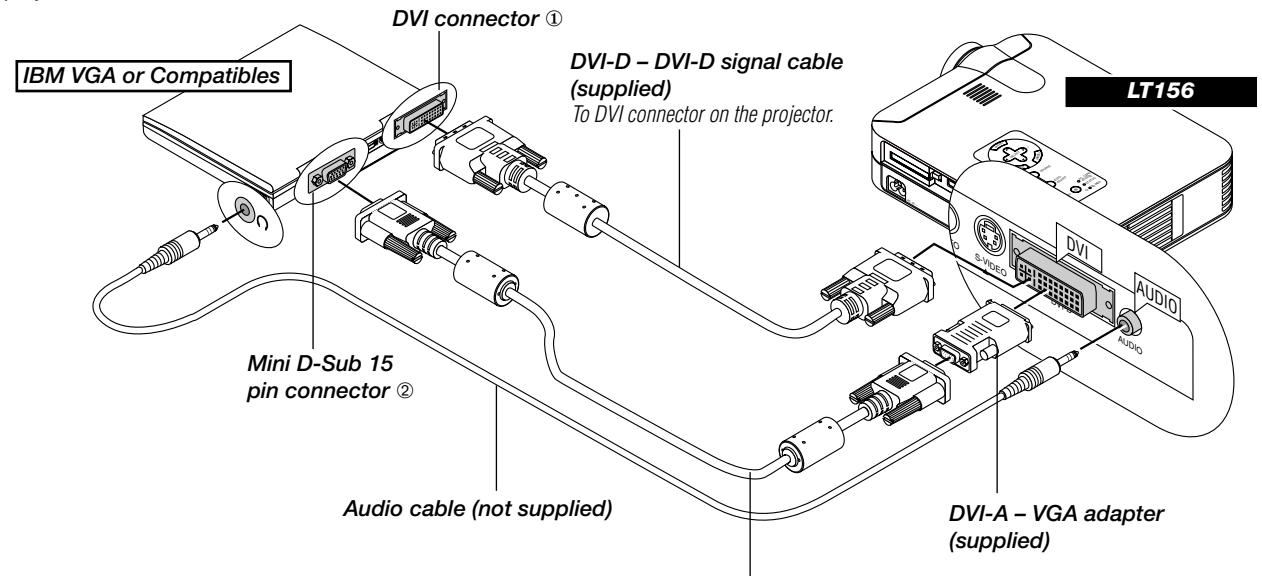 NEC LT154 - Connecting Your PC - 2