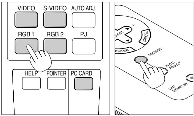 NEC LT156 - Adjust a Projected Image - 1