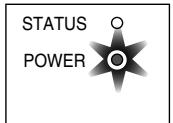NEC LT156 - Status of indicator light: turn off - 1