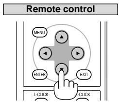 NEC LT180 - Note on Startup screen (Menu Language Select screen) - 2