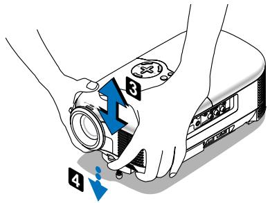 NEC LT180 - Adjusting the Tilt Foot - 2