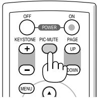 NEC LT180 - Turning Off the Image and Sound - 1