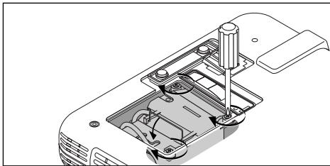 NEC LT75Z - To replace the lamp: - 5