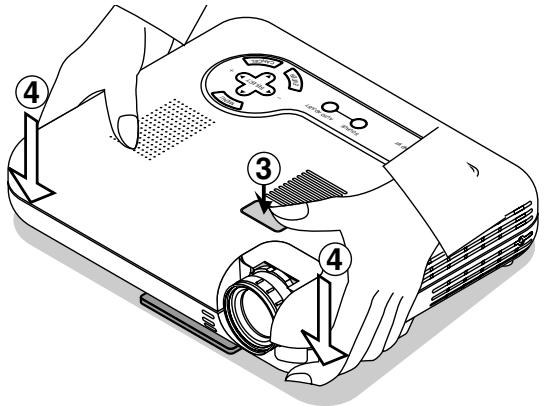 NEC LT75Z - 3) Press and hold the Tilt button. - 1