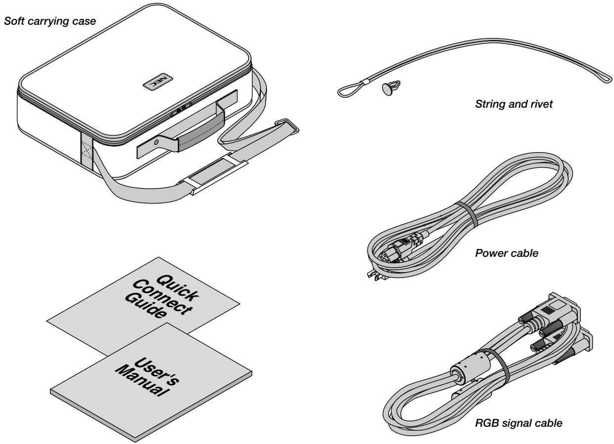 NEC LT75Z - What's in the Box? - 2