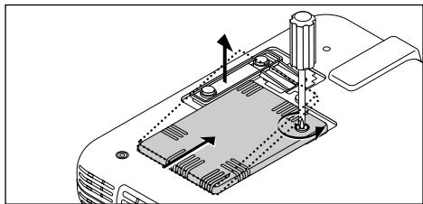 NEC LT75Z - To replace the lamp: - 1