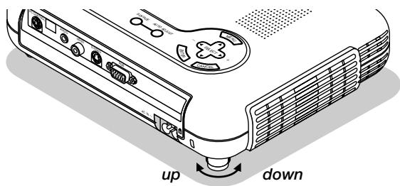 NEC LT75Z - 3) Press and hold the Tilt button. - 2