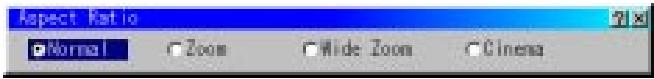 NEC MT1050 - Aspect Ratio (not available for RGB and PC Card Viewer) - 2