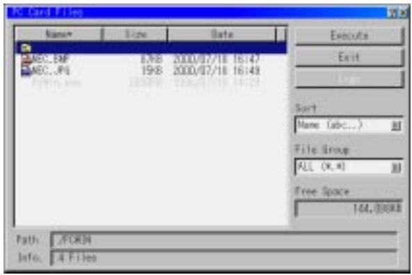 NEC MT1050 - PC Card Files: - 3