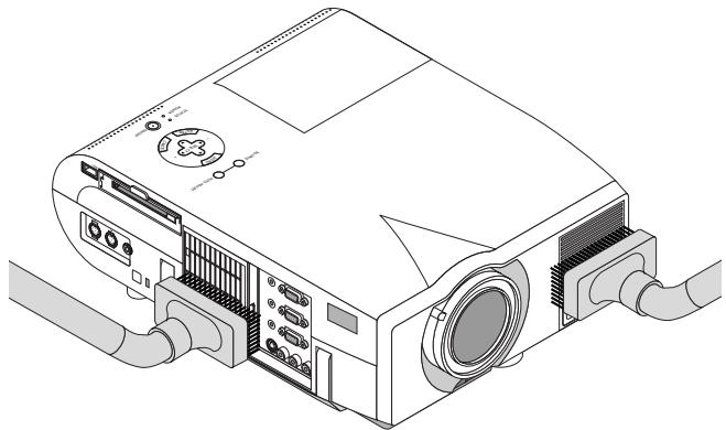 NEC MT1050 - To clean the air-filter: - 1