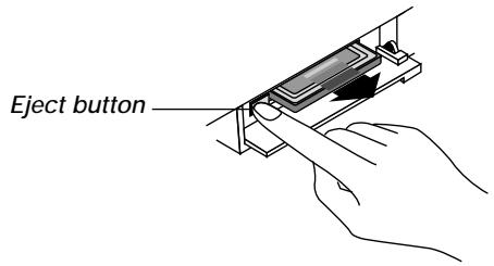 NEC MT1050 - Ejecting the PC Card - 1