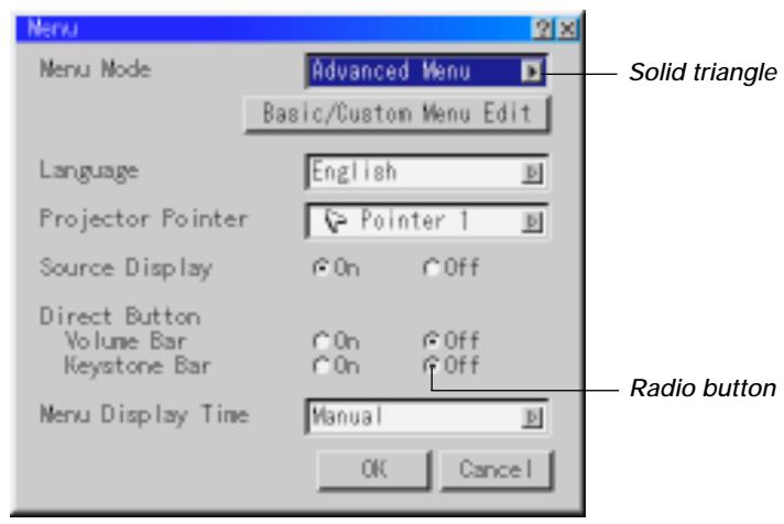 NEC MT1050 - Menu Elements - 4