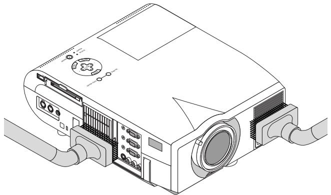 NEC MT1055 - To clean the air-filter: - 1