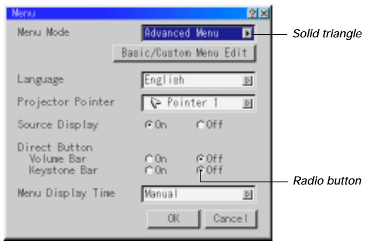 NEC MT1055 - Menu Elements - 4