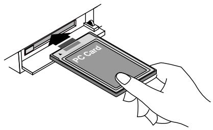 NEC MT1055 - Inserting the PC Card - 1