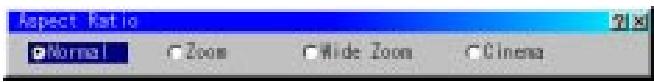 NEC MT1055 - Aspect Ratio (not available for RGB and PC Card Viewer) - 2