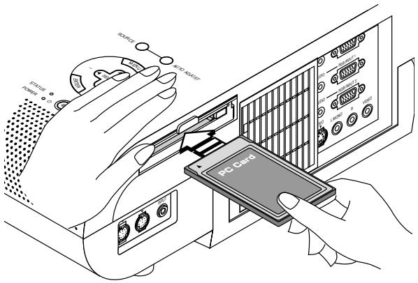 NEC MT1056 - Inserting the PC Card - 1