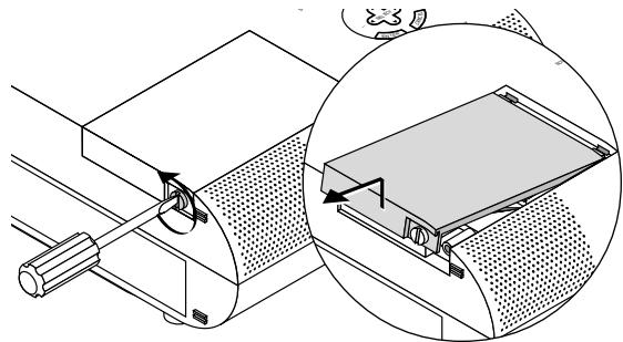 NEC MT1056 - To replace the lamp: - 1
