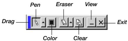 NEC MT1056 - ChalkBoard: (available only when using with USB mouse) - 1