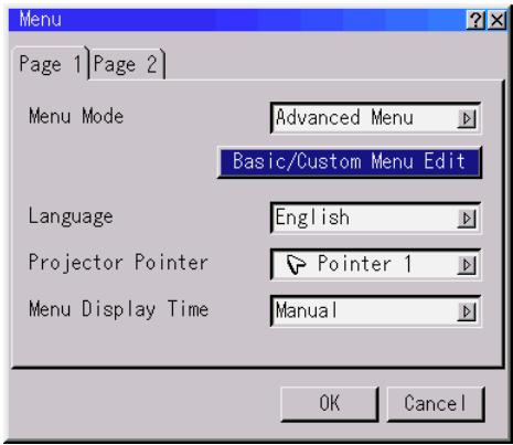 NEC MT1056 - Customizing Basic/Custom Menu - 1